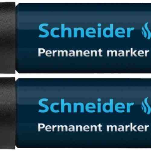 Permanent marker SCHNEIDER Maxx 280, varf tesit 4+12mm - negru