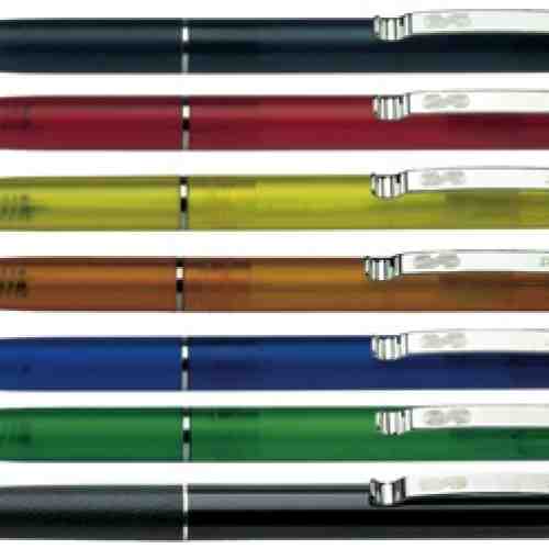 Pix SCHNEIDER K20 Icy colours, clema metalica, culori asortate - scriere albastra