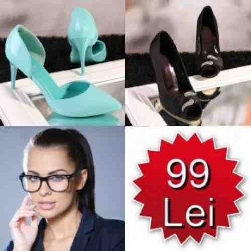 Promo 27 Sandale A184 +Sandale A284 + Ochelari Wayfarer 99 Lei (MARIME: 37)