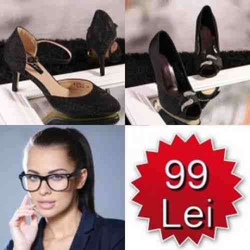 Promo 36 Sandale A63 +Sandale A284 + Ochelari Wayfarer 99 Lei (MARIME: 39)