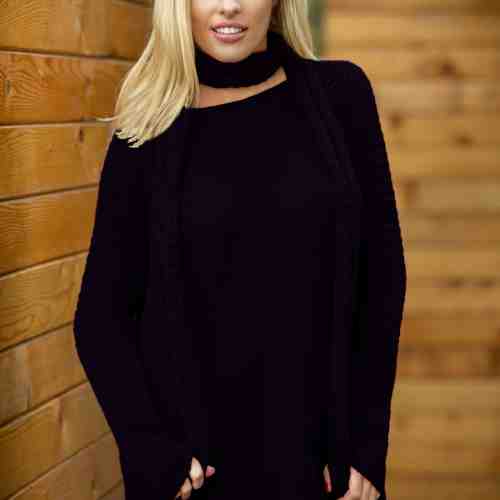 Pulover Giuly Bleumarin