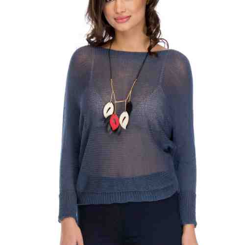 Pulover Holly Bleumarin