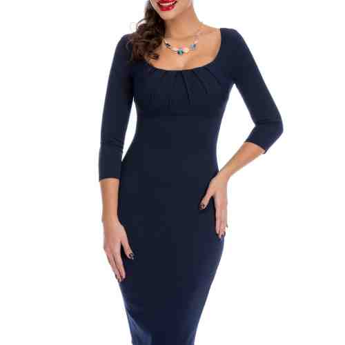 Rochie Barbara Bleumarin