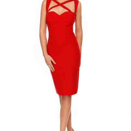 Rochie Celia rosie