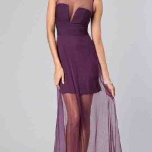 Rochie De Ocazie Scarlet Mov Cod: R044 (CULOARE: Mov, Marime: M)