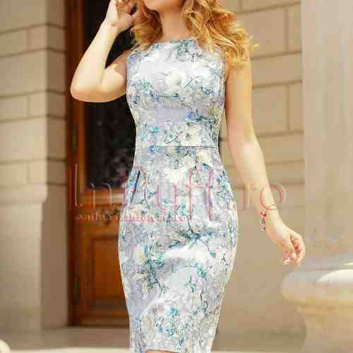 Rochie MBG eleganta cu imprimeu floral