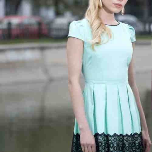 Rochie Simine Turcoaz