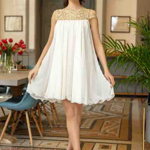 Rochie Veronique Ivory