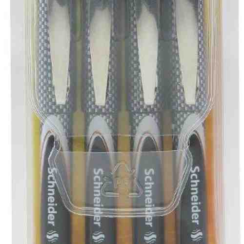 Roller cu cerneala SCHNEIDER Xtra Document, ball point 0.6mm, 4 culori/set - (N,R,A,V)