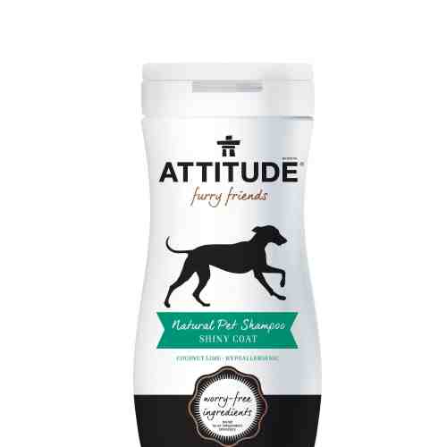Sampon pentru caini Attitude pentru blana stralucitoare 240 ml