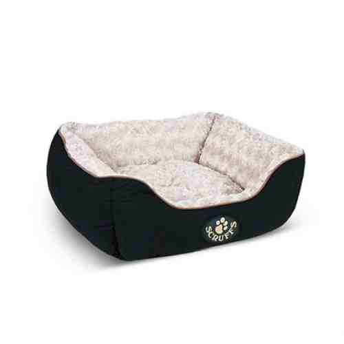 Scruffs Culcus Negru Mediu 60x50 cm