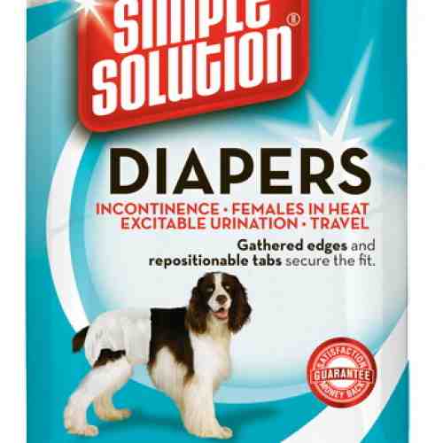 Scutece pentru caini Simple Solution M 12 bucati