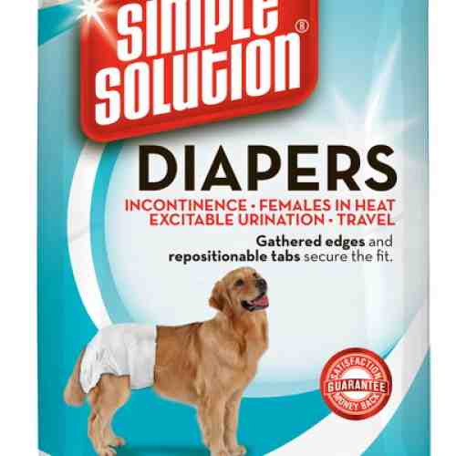 Scutece pentru caini Simple Solution XL 12 bucati