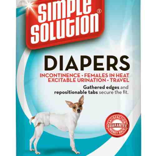 Scutece pentru caini Simple Solution XS 12buc/set