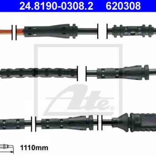 Senzor de avertizare uzura placute de frana ATE 24.8190-0308.2