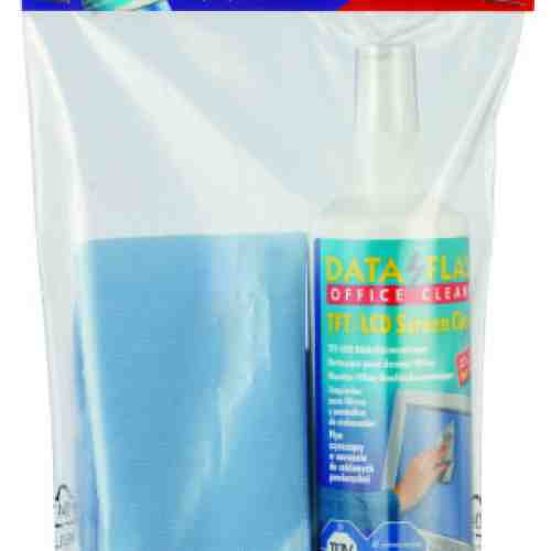 Set curatare monitoare TFT/LCD (spray 250ml, + laveta microfiber (40 x 40cm), DATA FLASH