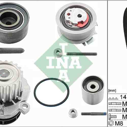 Set pompa apa + curea dintata INA 530 0405 30