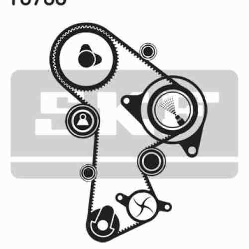 Set pompa apa + curea dintata SKF VKMC 01269