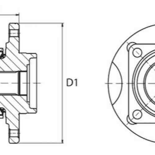 Set rulment roata MOOG OP-WB-11089