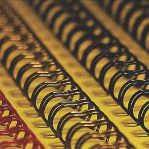 Spira metal 14,3 mm (9/16) Office-Cover alb 100 bucati/set