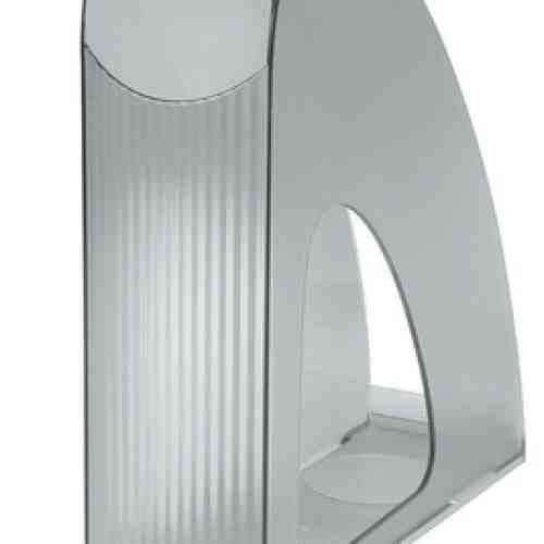 Suport vertical plastic pentru cataloage HAN Twin - transparent gri