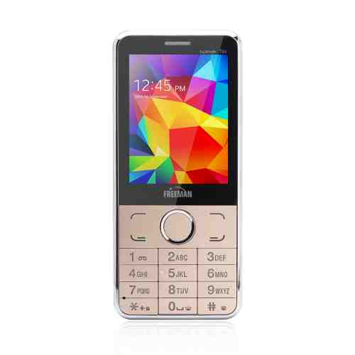 Telefon mobil barphone Freeman speak 2.8 inch T303 DUAL SIM - auriu