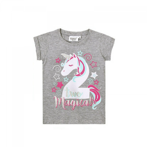 Tricou aniversare 2 ani pentru fetite
