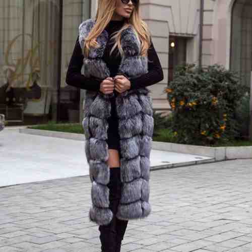 Vesta Blana Snow Lunga Gri