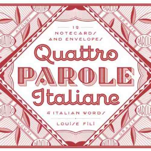 Carte postala - Quattro Parole Italiane - mai multe modele | Princeton Architectural Press