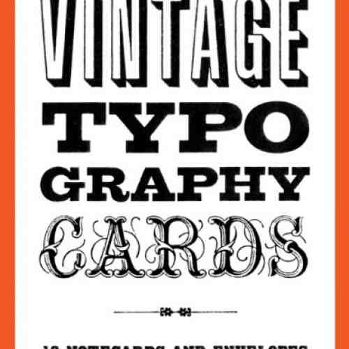 Carte postala - Vintage Typography - Mai multe modele | Princeton Architectural Press