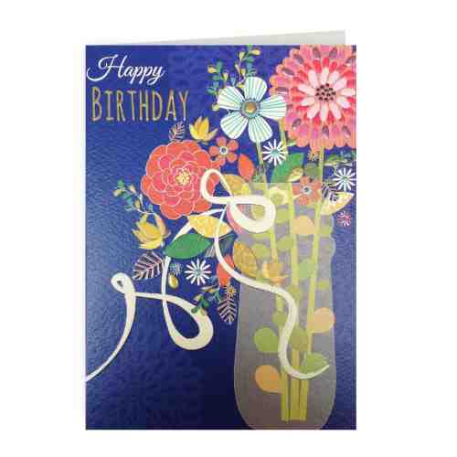 Felicitare - Happy Birthday Vase | Laura Darrington Design