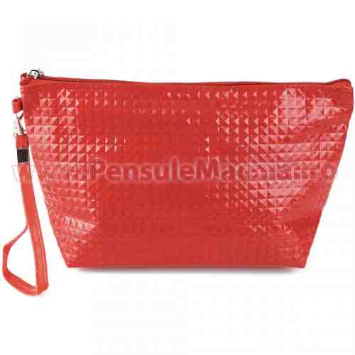 Geanta Produse Cosmetice tip Portfard Charming Red