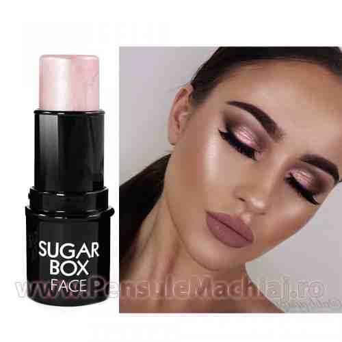 Iluminator fata Sugar Box Face - Light Pink #01