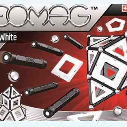 Joc Geomag - Panels black & white - 104 piese | Geomag