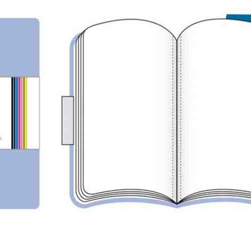 Moleskine Set of 2 Volant Notebooks Plain - Blue - Pocket | Moleskine