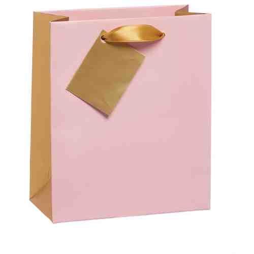 Punga pentru cadou - Pink & Gold - mica | Meridian Import Company