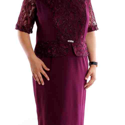 Rochie Brenda mov pruna