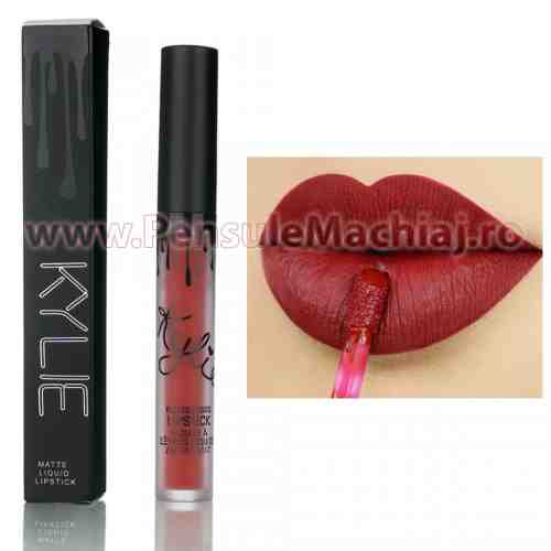 Ruj Lichid Mat Black Kylie Autum