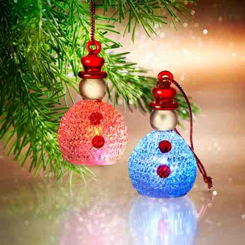 Set de 2 decoratiuni omuleti de zapada