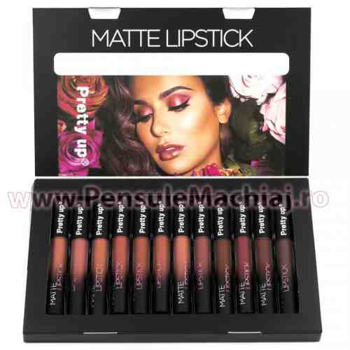 Set Rujuri Lichide Mate 12 Culori Pretty Up