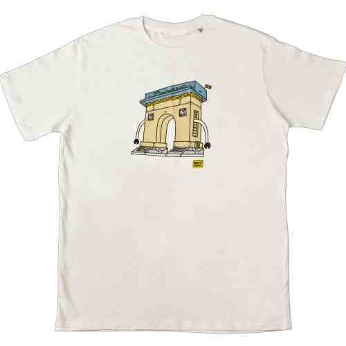 Tricou pentru barbati - I Love Bucharest Ghica Popa, culoarea alb, marimea XL | ROD