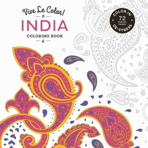 Vive Le Color! India - Colouring Book | Marabout