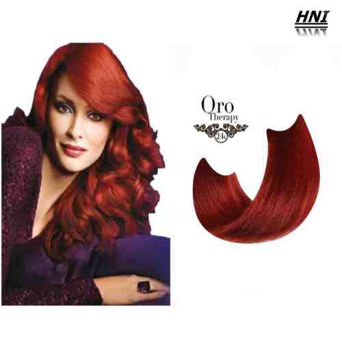 Vopsea de par blond roscat cald Oro Therapy fara amoniac 7.606 100ml