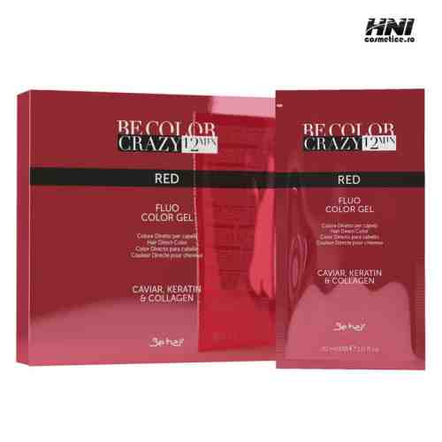 Vopsea de par Rosu Be Color Crazy 12 min fara amoniac 30 ml