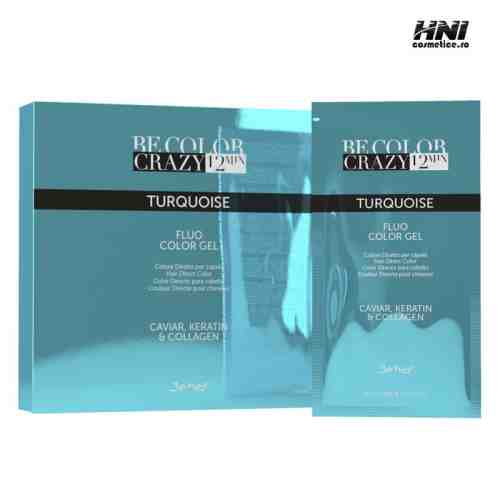Vopsea de par Turquoise Be Color Crazy 12 min fara amoniac 30 ml