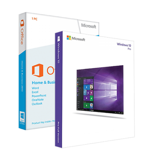 Windows 10 Professional + Office 2013 Home and Business, licențe electronice 32/64 bit