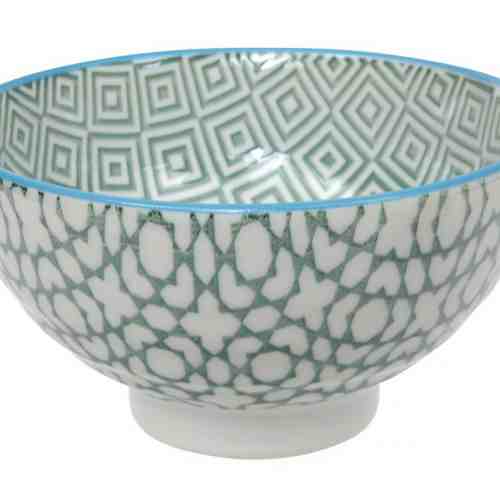 Bol - Geometric Eclectic Rice, Petrol | Tokyo Design Studio