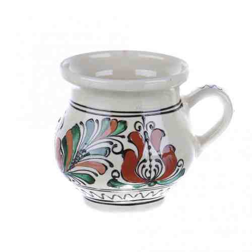 Cana din ceramica colorata de Corund | Invie Traditia