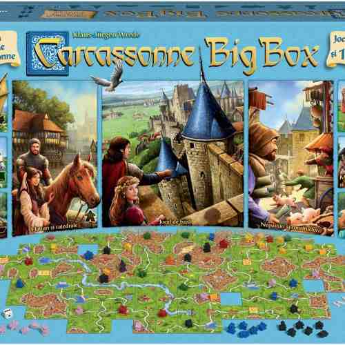 Carcassonne Big Box 6 - Jocul de baza si 11 extensii | Hans Im Gluck