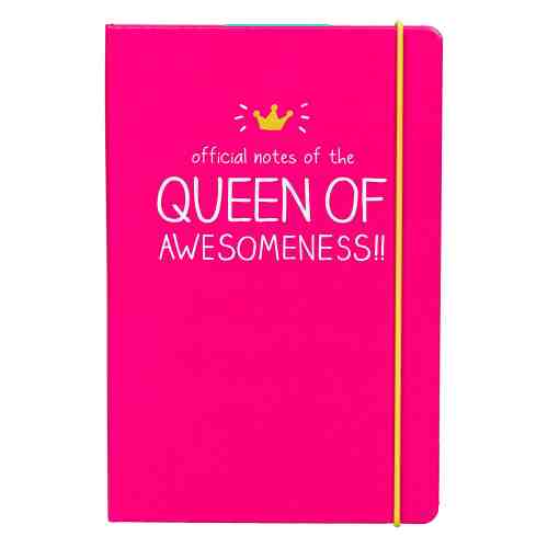 Carnet Happy Jackson - Queen of Awesomeness - A5 | Wild & Wolf